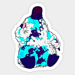 UV Platypus Sticker